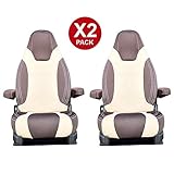 KFoam.es Funda para Asiento Capitán Autocaravana Ducato Chocolate - Beige