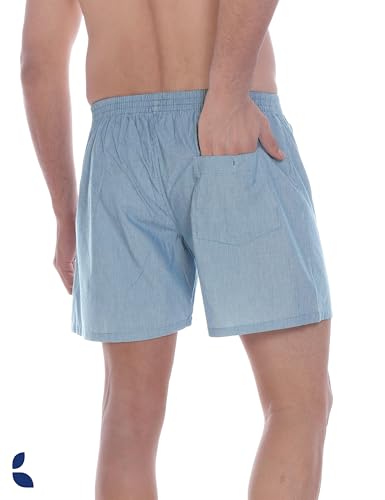Image of Cotton Boxer Shorts for Men, Breathable, Comfortable & Lightweight (Pack of 2)