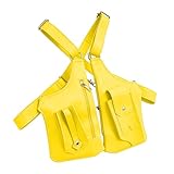 Élégance pratique et fonctionnelle : Ce sac bandoulière double épaule en PVC/polyester durable offre un toucher doux et une résistance exceptionnelle. Un accessoire mode polyvalent qui affine votre style personnel lors de courses rapides, de sorties en plein air ou d'occasions formelles sans compromis esthétiques