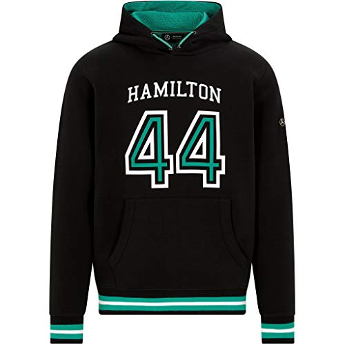 Mercedes Benz AMG Petronas F1 Men's Lewis Hamilton #44 Hooded Sweatshirt (S) Mercedes Benz AMG Petronas F1 Men's Lewis Hamilton #44 Hooded Sweatshirt (S)