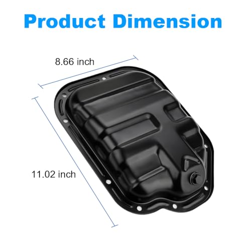 Image of Lower Engine Oil Pan with Drain Plug Replaces for Infiniti G35 264-531