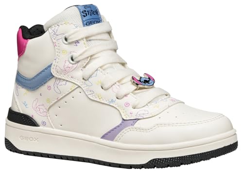 Geox JUNIOR J WASHIBA Girl Sneakers White/Multicolor 31_EU