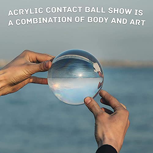 Juggle Dream Acryl Kontakt Jonglierball (60 mm), Kristall Kontaktkugel, Jonglierbälle für Kontaktjonglage