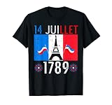 Fête 14 Juillet Drapeau Français Fête Nationale Femme Cadeau T-Shirt