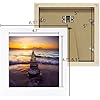 Amazon.com - LEKAIYA 5x5 White Picture Frames Set of 2, Square Solid ...