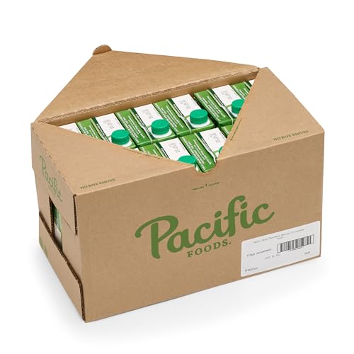 Image of Pacific Foods All Natural 32Oz Boxes Keto Friendly, Unsweetened Hemp - Vanilla, 384 Fl Oz, Pack of 12