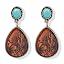 A5:Brown Waterdrop Shaped