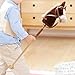Luwecf Stick Horse Riding Toy Wooden Pole, Fun Pretend Play Hobby Horse with Realistic Sound Effects for Boys Girls, Handcrafted Hobby Horse for Kids 3 Years+ Gift, Style B Coffee (with Roller)