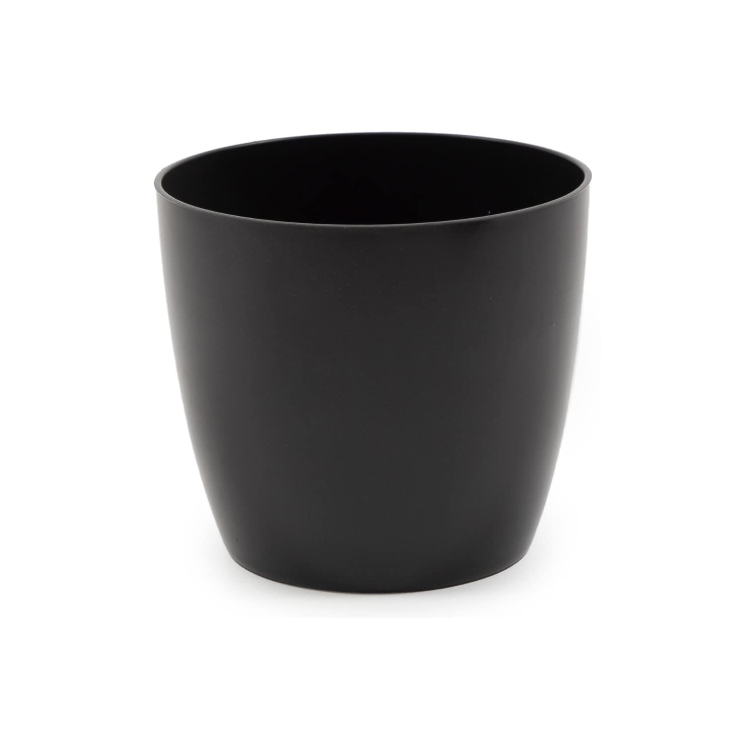 Hug A Plant | Valencia 14cm Black Round Plastic Pot for Garden| Decor| Outdoor|Indoor Garden(14Cm | 5.51 INCH, Pack of 1, Black) (B0BLJWDYM4) Amazon Price History, Amazon Price Tracker
