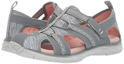 Dr. Scholl's Shoes Women's Andrews Fisherman Slip On Sandal,Monument Grey Fabric,7.5 #TOP7
