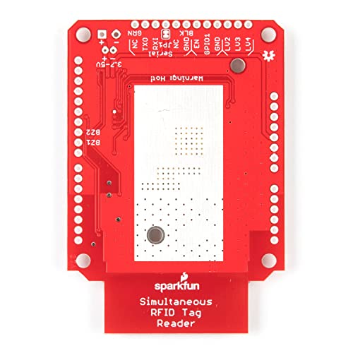 Sparkfun Simultaneous Rfid Reader - M6E Nano Long Distance Uhf Sensor Shield Write Tags At 80Msec Standard Read Up To 150 Tags/Sec To 96-Bit Epc #TOP2