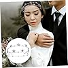 COLLBATH Couronne Mariage Mariée Étoile Argentée Légère et Diadème Princesse Élégant pour Accessoires Cheveux de Mariée Bandeau Délicat pour Fêtes et Occasions Spéciales #2