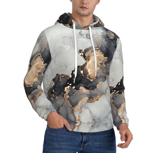 Sweat à capuche décontracté en polaire homme idéal pour vos sorties urbaines