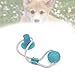 bysonice Balle pour animal domestique, balle de succion pour chien, balle à succion, jouet interactif, amusant, pour le nettoyage de la ventouse pour chien, Chew Bite Ball Toy