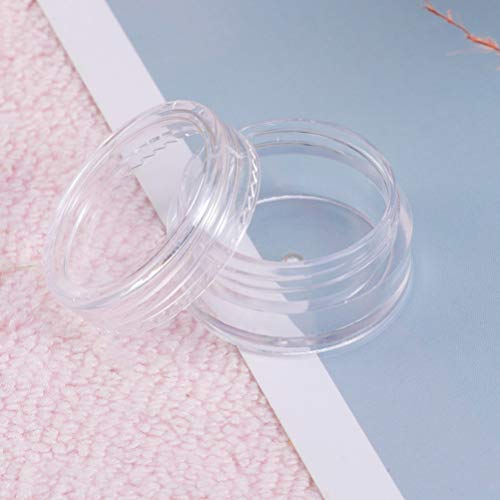 Beaupretty 80 unidades de frascos de cosméticos vazios para amostras de plástico, potes de viagem, p