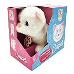 Pugs At Play Casper Walking Cat Interactive Plush Toy – Soft Electronic Animal That Moves and Makes Sounds, for Toddlers and Kids