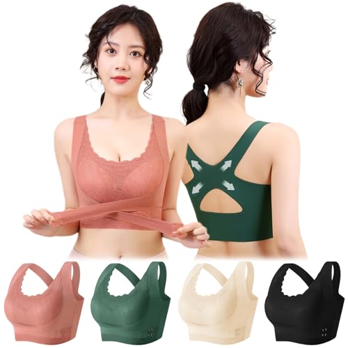 LJXWRF 2024 New Somoth Lymphvity Detoxification and Shaping & Powerful Lifting Bra