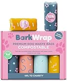 240 Biodegradable Dog Poop Bags Rolls Extra Thick Compostable Waste Doggie Pet Bulk Leak-Proof Bag - 100% Certified Home with Beautiful Colorful Design and Easy Open Compliant 10% To Charity