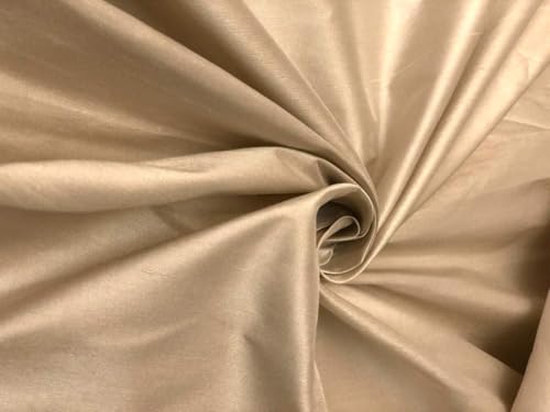 Tissu Dupioni Dupioni Dup427 métier pour rapière couleur Ivoire largeur 137 cm