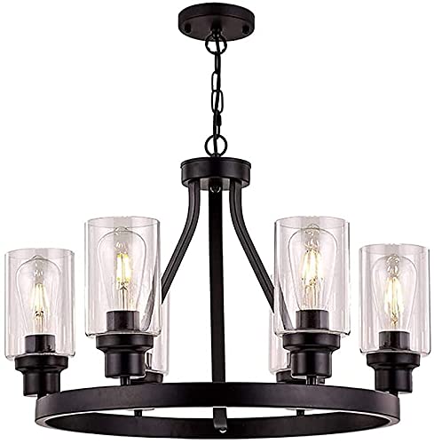 Lampes suspendues lustre style industriel salon et cuisine