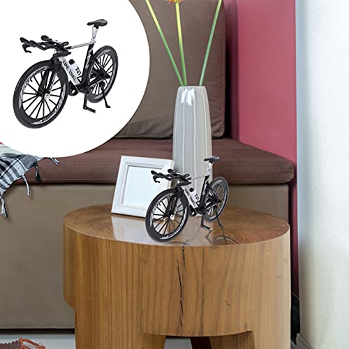 Toyvian 1 peça de brinquedo modelo de bicicleta, mini acessório para casa, brinquedo de simulação, d