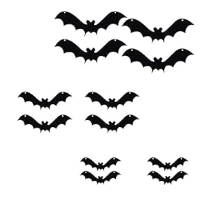 Halloween S Vleermuizen Decoraties Yard Outdoor Opknoping Met Eng Gazon – Decoraties: Home Decor Valentijn Boom Ornamenten Klein (zwart, One Size)