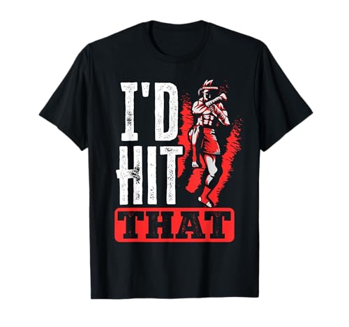 Kickboxing Vintage Id Hit That Camiseta