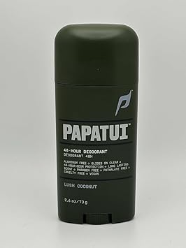 Papatui - New Triple Action Complex Mens Antiperspirant - Lush Coconut - 48-Hour Sweat and Odor Protection - 2.6oz - Pack Of 01