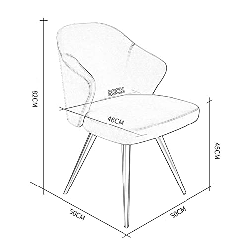 Chaises de salle a manger cuisine lot de 2 design moderne