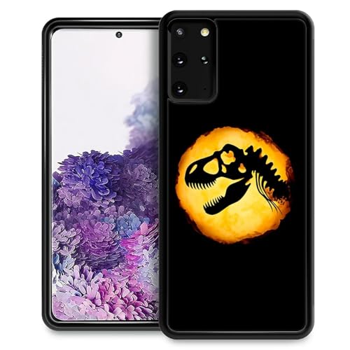 Wqwaxxc Compatible with Samsung Galaxy S20 Plus Case,Flexible Shock-Absorbing Silicone TPU Silicone Non-Slip for Samsung Galaxy S20 Plus Dim Eyes of Ancient Dinosaurs Pattern