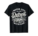 Detroit Vintage Motor City Pride Graphic T-Shirt