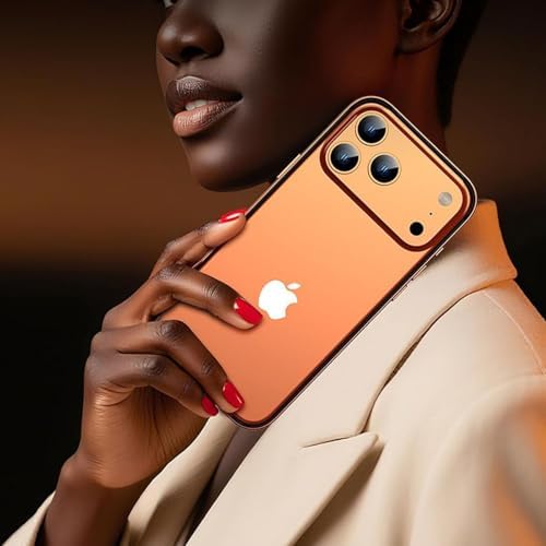 Frame Case for iPhone 17 Pro Max, Aluminum Bumper Ultra Thin Lightweight Bare Metal Grip Shockproof Drop Protection Corner Airbag Design Open Frame Heat Dissipation, Silver