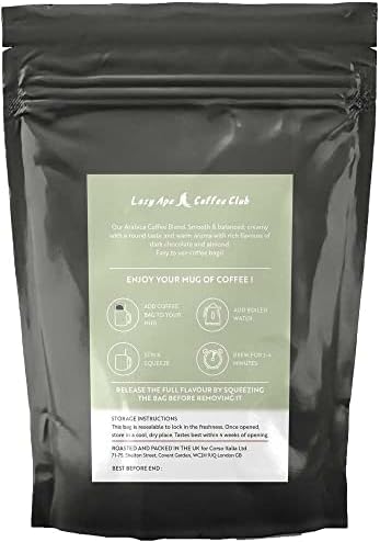 Lazy Ape Coffee Club - 50 Coffee Bags | SMOOTH ARABICA