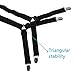 ENJOYGOUS 4PCS Bed Sheet Holder Straps Adjustable Triangle Sheet Straps Fitted Sheet Straps Suspenders Fastener Grippers Corner Holder for King Queen Twin Size,Mattress Covers, Sofa Cushion (A)