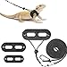 KiBcsLic Bearded Dragon Harness and Leash Reptile Rope Professional Portable Supplies Easy to Install Practical Accessories