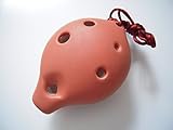 Joy Alto C Key 6 Holes Ceramic Ocarina - Easy to Learn, Good for Beginner & Great Gift. Linn's Arts!...