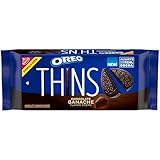 OREO Thins Chocolate Ganache Creme Chocolate Sandwich Cookies, Family Size, 12.33 oz
