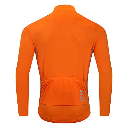 Jersey de ciclismo, Romacci Camisa masculina de manga longa para ciclismo MTB respirável para bicicl