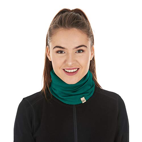 Polaina de lã de merino 730 peso médio Minus33, Emerald Green, One Size