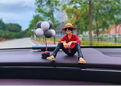 Image of Premium Action Figures Collectible for Office Desk, Study Table, Car Dashboard, Decoration for Anime Lovers, Fans, Kids, Collectors (Red Shirt)