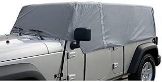 RAMPAGE PRODUCTS 1264 Grey 4 Layer Breathable Car Cover (fits Over Installed top)