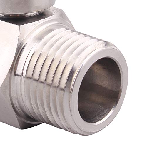 Dernord DERNORD-702 1/2 Inch Stainless Mini Ball Valve Female X Male Npt Thread thumb #5