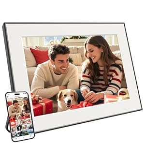 Cecgan Frameo 10.1 Zoll WiFi Digitaler Bilderrahmen