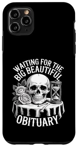 Memento Mori �X�J�� �����v �_�[�N���[���A �S�V�b�N �X�}�z�P�[�X iPhone 11 Pro Max �p