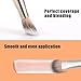 TEOYALL Under-Eye Concealer Brush, Small Flat Angled Synthetic Bristles Flawless Coverage Multitask Brush with Liquid Cream Powder