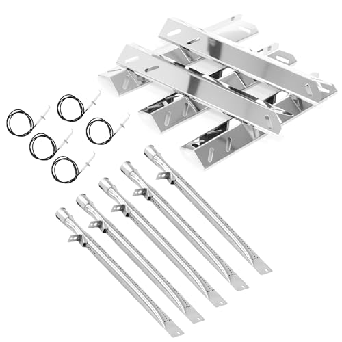 Firxzymz 49901 Heat Plate And Burner Kit For Cuisinart Gas2456As,Gas2556As,Gas1456Aso,Gas1456Bso,Gas9456As, Gas9556As, Gas2420As,Stainless Steel Grill Replacement Parts cover