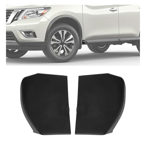 KUAFU Fender Molding Compatible with 2013-2020 Nissan Pathfinder Replacement for 63872-3KA0A 63873-3KA0A PP Plastic Black Front Left & Right