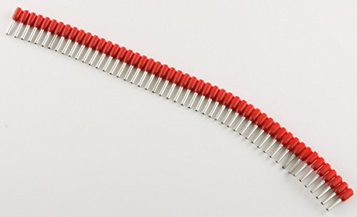 18 Ga. Red Insulated Ferrule Strips, 0.31