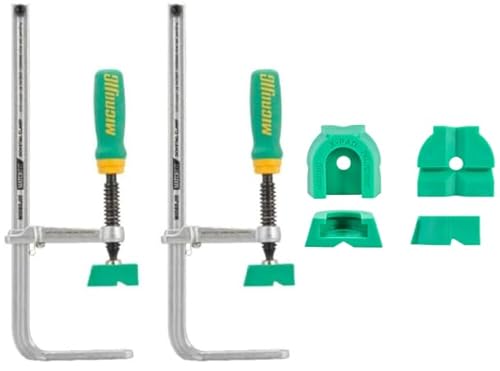 Image of MICROJIG Matchfit DVC-850AP 2-In1, Track And In-Line Dovetail Clamp, 2-Pack With X-PAD-K4 X-Pad Accessory, Bundle