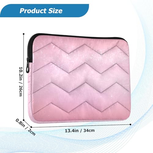Funda para laptop 13-14 pulgadas resistente al agua rosa miniatura 3